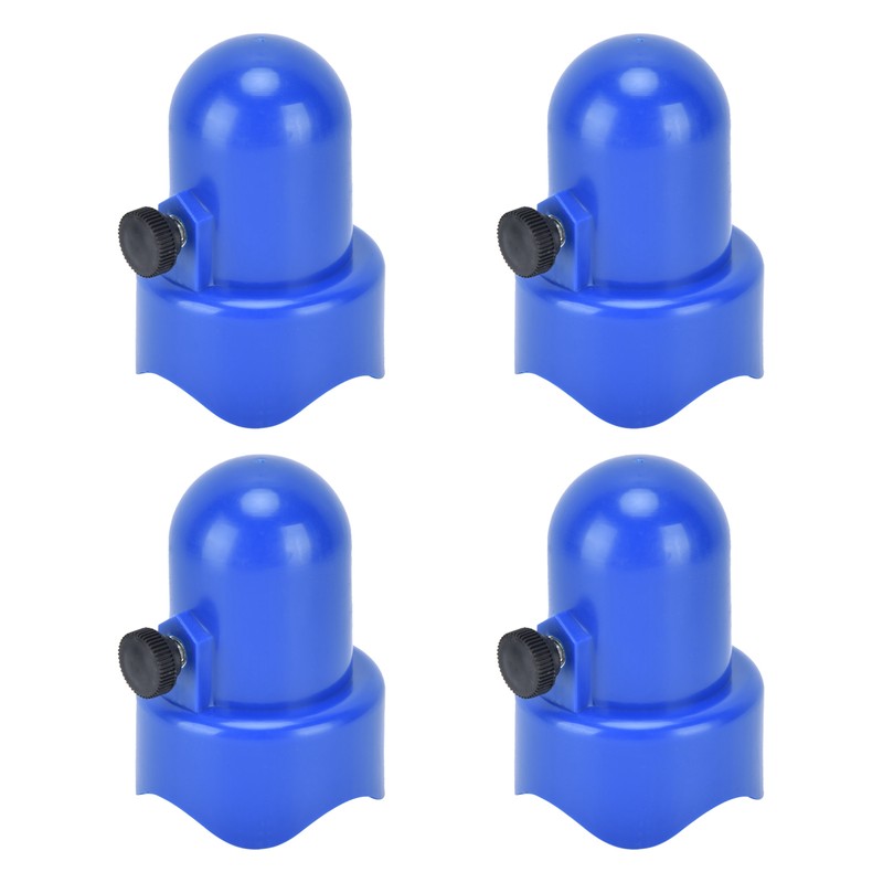10Pcs Trampoline Enclosure Pole Cap with Screw Thumb Safety Rail