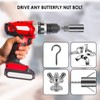 4 Pack Hex Shank Nut Driver Safe High Efficient Wing