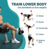 Dumbbell Foot Attachment,Glute Kickbacks & Leg Workouts,Tibialis Trainer, Adjustable Ankle