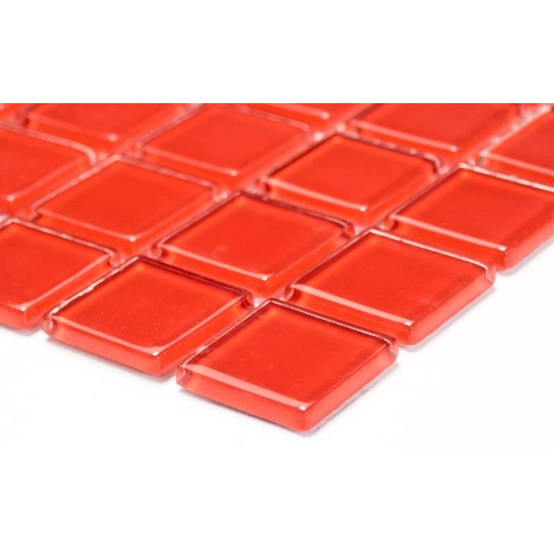 Mosaic Tile Glass Mosaic Red Bathroom Toilet Kitchen Wall Mosaic
