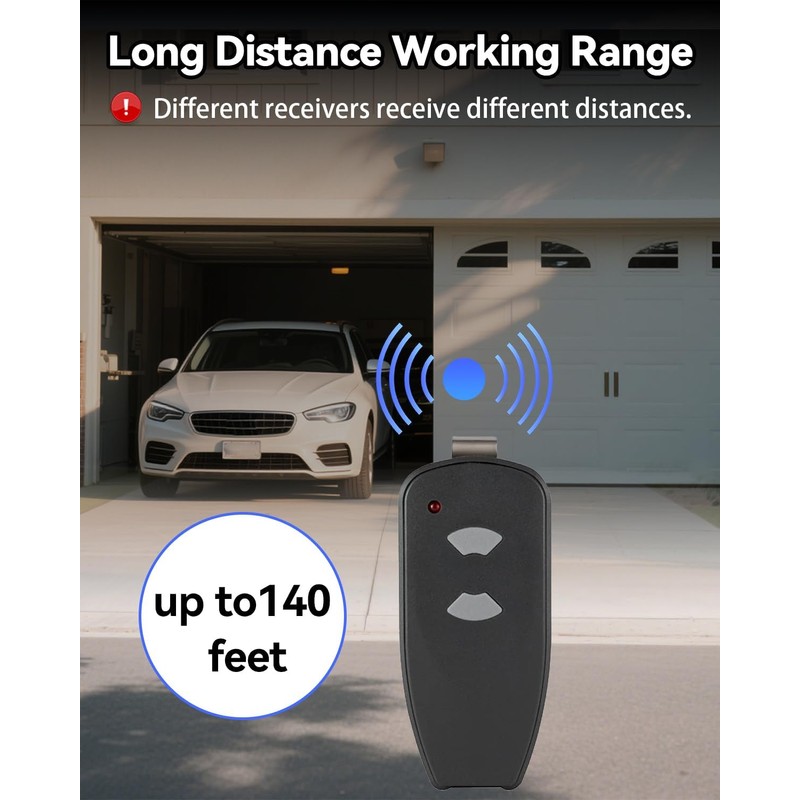 Upgrade Garage Door Opener Remote for Marantec Harrison Martin M3-2312,
