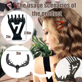 Hair Root Lift Hair Clips 12 Different For Voluminous Curls. The Root Lift Hair Clips Give Curls Natural Volume Without Creases. (Style 3)