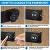 Combination Lock for Cabinet Cupboard, 3-Digit Keyless Hasp Latch Locks