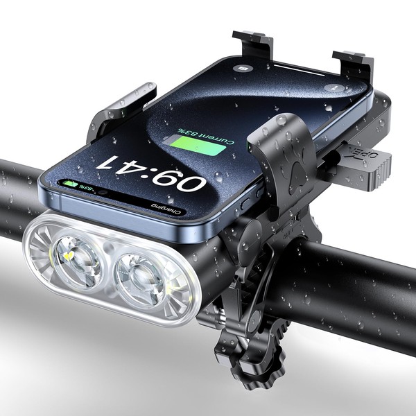 Bicycle Light, Rechargeable, Road Bike Light, Strongest Cycle Light, 4,000