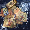 YIMINGOUFEI Tarot Card Deck 78 Cards Gold Foil Embossed Medieval