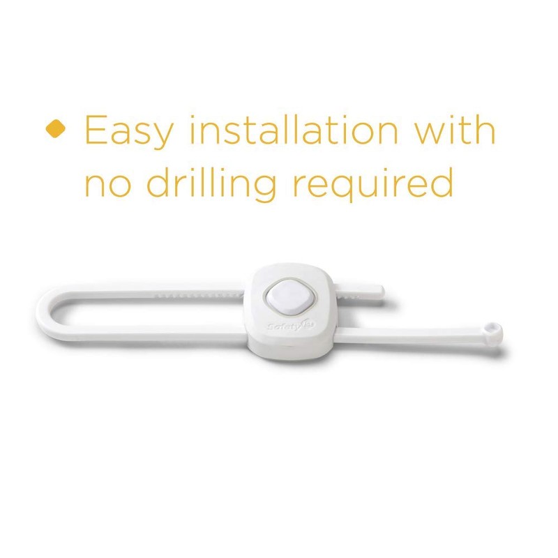 Safety 1st Outsmart Slide Lock Four Pack, White