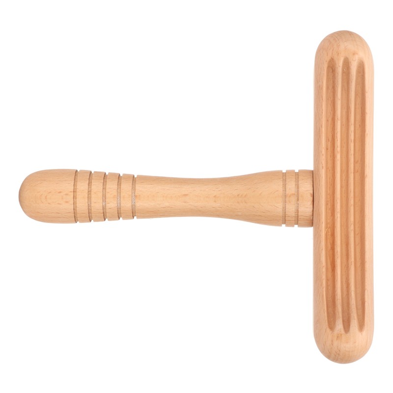 Wooden Gua Sha Tool Portable Rounded Edges Wood Scraping Massage