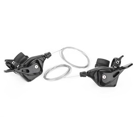 3-speed and 7-speed bicycle shifter, derailleur for left and right (6-speed compatible), bicycle gear shifter, bike speed derailleur (3 x 7 speeds)