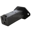AC WORKS [AD1308-FG] IEC C14/ Sheet E with Mounting Holes
