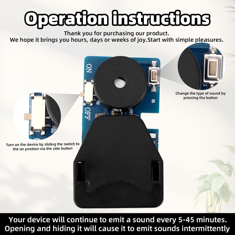 BTFO Cricket Noise Maker and Remote Control Annoying Noise Machine,