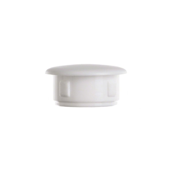 Cover plugs, blanking plugs, plastic cap., white, plug for fixing