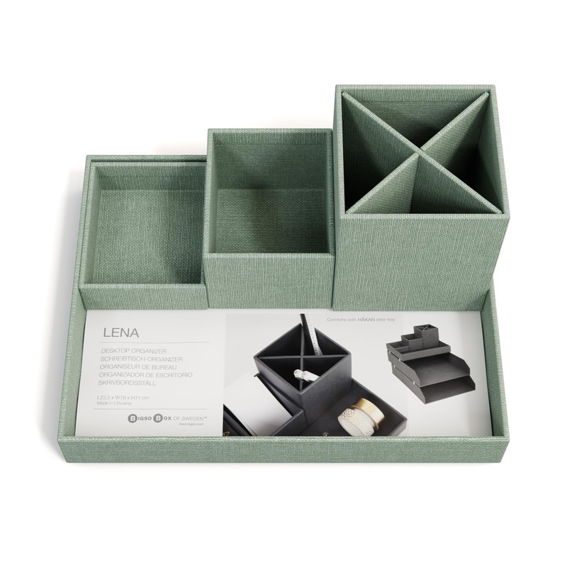 Bigso Box of Sweden LENA Desk Organiser for Pens, Paper