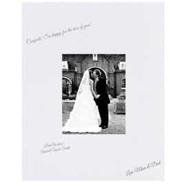 16x20 White Signature and Autograph Picture Mat for 5x7 Picture. Weddings, Baby Showers, Reunions