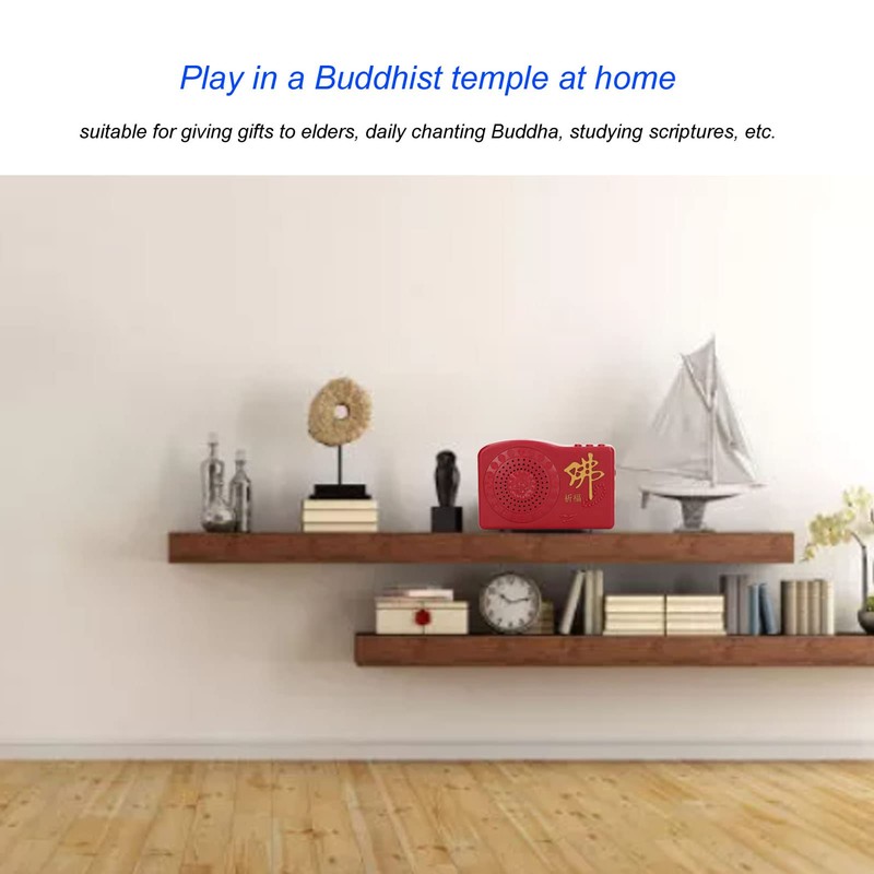 Hztyyier Buddhist Prayer Machine, Buddha Player Buddha Sleeping Sound Machine