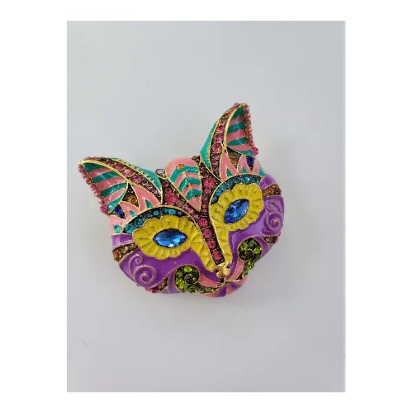 Unbranded Cat Pin, Large Cat Face Pin Kitty Cat Brooch