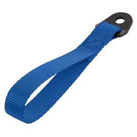 TRS Motorsport Fabric Door Handle Pull, Boot Trunk Strap, Grab Handle, Fixed Length,1400KG High Strength Webbing, 8 Colour Options - Made in The UK (Blue)