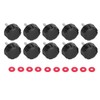 10 Pcs Spinning Reel Handle Caps & Gaskets, Practical Durable