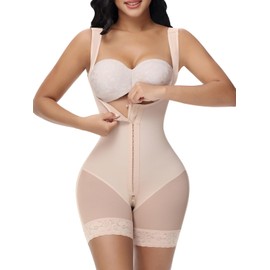 SHAPSHE Fajas Moldeadoras De Cintura Y Abdomen Full Body Shapewear Bodysuit Tummy Control Postpartum Faja Body Shaper Tummy Tuck Butt Lifter Post Surgery Compression Garment