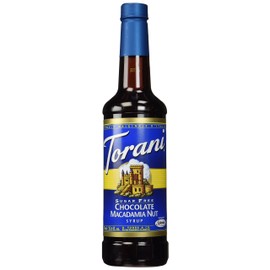 Torani Sugar Free Chocolate Macadamia Nut Syrup, 750 ml