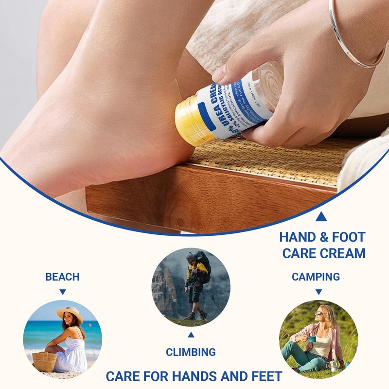 Urea 60% Foot Cream 40 g, Intensive Moisturiser Against Calluses,
