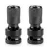 2 PCS 1/2 Square Drive to 1/4 Hex Shank Socket