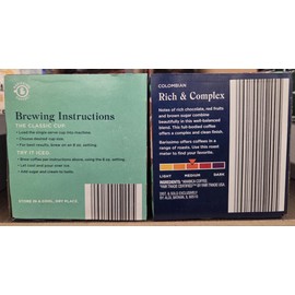 Barissimo The Coffee Expert Fair Trade Certified Colombian Medium Roast 12 Cups Coffee 3.99oz 113g (Two Boxes)