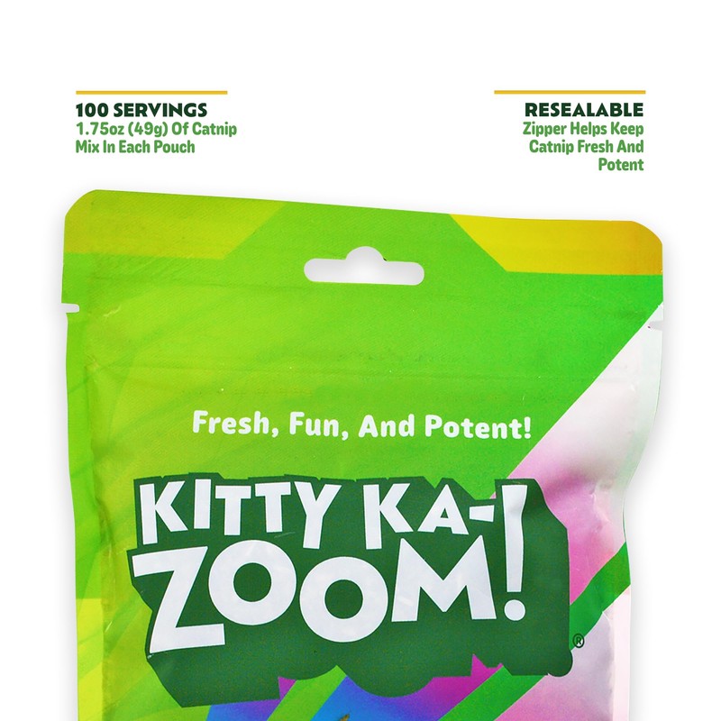 KITTY KA-ZOOM Silverine Surge - Catnip & Silvervine Mix |
