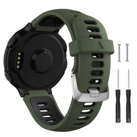 Hatolove Compatible with Forerunner 735XT Bracelet, Universal Replacement Watch Strap Sports Strap for Forerunner 735XT 235 235Lite 230 220 620 630