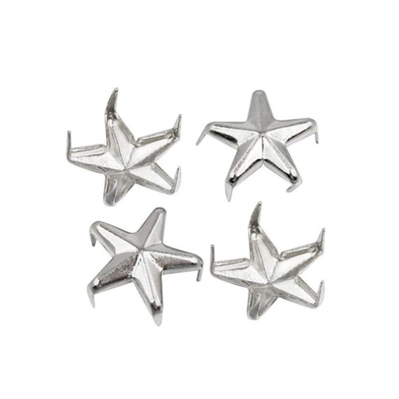 Trimming Shop Star-Shaped Studs with Spikes Hand Pressed Rivets for