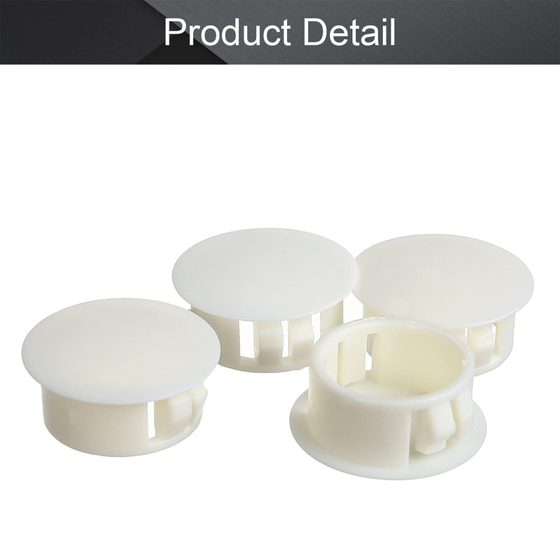 Fielect 10pcs Hole Plugs White 3/4 Inch (19mm) Plastic Hole