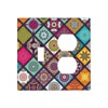 Retro Boho 2 Gang 1 Toggle 1 Duplex Combo Outlet
