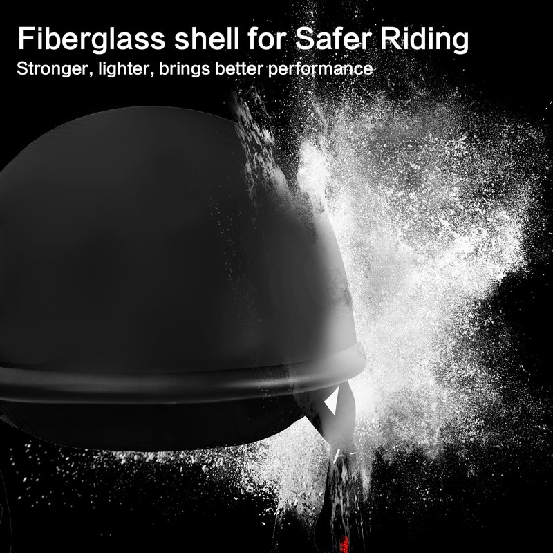 Half Cap Motocross Helmets Adult Half Shell Open Face Motorcycle