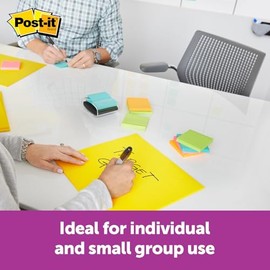 Post-it Super Sticky Big Notes, 11 x 11 pulgadas, 1 bloque, 2 unidades The Sticking Power, amarillo, reciclable (BN11)