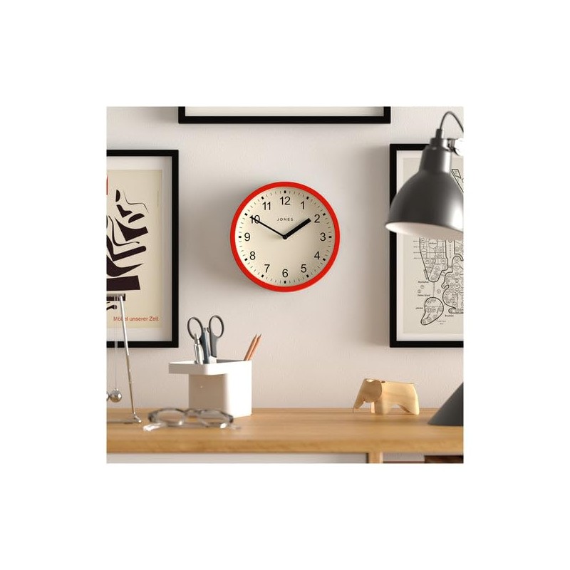 JONES CLOCKS® The Spin - Small Clock - Round Wall