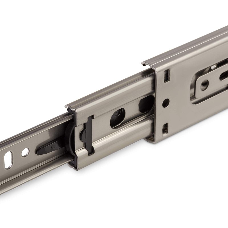 Junker Slides KV7-45-H45-L250-NF SS304 (EN 1.4301) Full Extension Slides Stainless