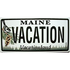 Maine Vacationland License Plate Novelty Fridge Magnet