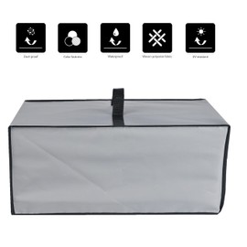 AF-WAN Heavy Duty 600D Long Slot 4 Slice Toaster Dust Cover Waterproof Anti-UV, Perfect for Elite Gourmet ECT-3100/Mueller MT-110ss (Silver)