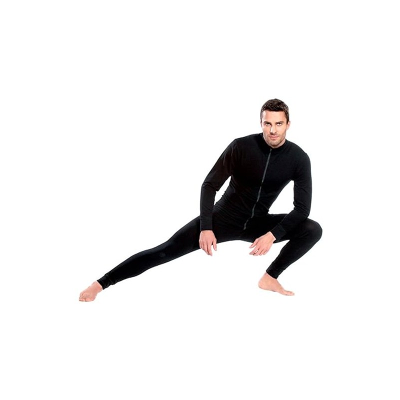 PLEAS Men's Dungarees Black Black
