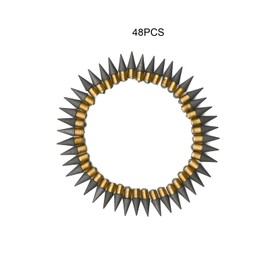 Lopenle 48 Pieces Eternal Infinity Pencil Nibs Everlasting Pencil Replaceable Nib Inkless Eternal Pencils Head for Writing