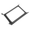 Central Console Water Cup Holder Trim Frame Carbon Fiber Style