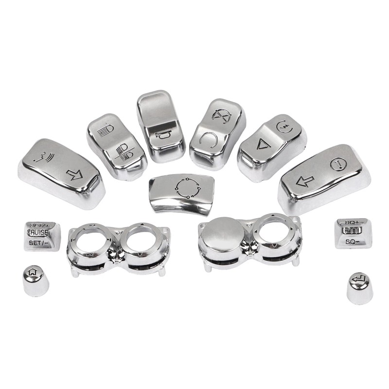 Unbranded Hand Control Switch Housing Button Cap For Harley Touring