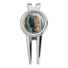 T-Rex Dinosaur Head Golf Divot Repair Tool and Ball Marker