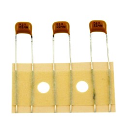 10x Ceramic Capacitor 220nF 100V DC Kemet C330C224M1R5CA-C7303 d2.5x6mm 220000pF