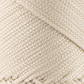 3 Skeins of Sensy Premium 1.5mm 164 Yards Polyester Rope 100% Polypropylene Cord Macrame Cord 1.5mm Crochet Bag Cord Macrame Rope Crochet Thread Gift for Knitter (Ecru)