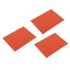 3Pcs Red Maintenance Silicone Pad Heat Insulation Silicone Mat for