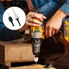 JIYIN 2Pcs Drill Chuck Adapter Keyless with 10Pcs Drills, 1/4