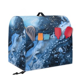 Talayituse Blue Marble Print Kitchen Mixer Cover, Stand Mixer Cover Compatible with 6-8 Quarts Kitchenaid Mixer, Stand Mixer Dust-proof Cover for Kitchenaid, Sunbeam, Cuisinart, Hamilton Mixer, L