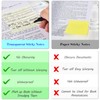 BAYTORY 1600 Sheets Waterproof Sticky Notes, Transparent Sticky Notes, 7.6
