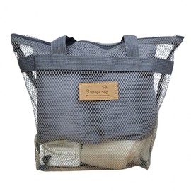 Mesh Bath Net Shower Bag Bag Gray 10ea