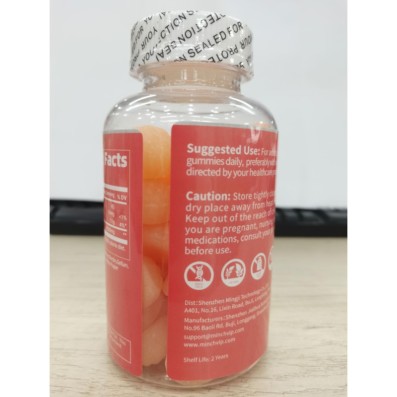 M inch Creatine Monohydrate Gummies - Berry Flavor, 60 Gummies,